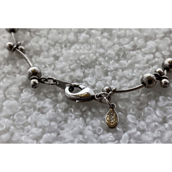 Premeir Designs Silvertone Ball and Link Bracelet - Picture 4 of 9